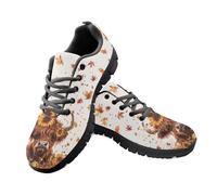 Jeiento Highland Cow Animal Trainer Running Shoes for Women Men Comfort Lightweight Walking Sneakers Breathable Gym Sport Walking Sneakers,10 UK