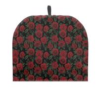 Jeiento Large Tea Cozy for Teapot Red Rose Tea Kettle Cosy Insulation and Keep Warm Coffee Pot Cozy for Teapot＆Coffee Pot Decorative Cover