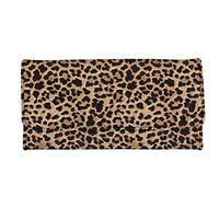 Jeiento Leopard Pattern Handbag Money Clips Phone Holder Clutch Bag with Coin Pocket for Girls Wallets Womens Leather Purse Lady Travel Business
