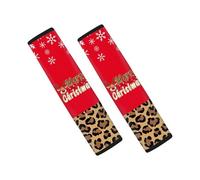 Jeiento Merry Christmas Reindeer Automotive Seat Belt Pad 2 Pack,Christmas Car IInterior Accessories Soft Comfort Shoulder Strap Cover Protector Your Neck and Shoulder