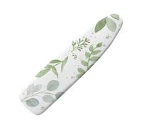 Jeiento Palm Leaf Ironing Board Cover Hook and Loop Fasteners Soft Iron Pad Covers Padding with Elastic Edge Stain Resistant 15x54 Protective Scorch Mesh Cloth