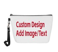 Jeiento Personalized Cosmetic Bag Women Makeup Pouch Toiletry Bag for Women Lady Mini Travel Toiletries Bags