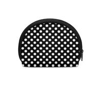 Jeiento Polka Dot Small Coin Purse with Zipper Waterproof Carrying Pouches & Purses Universal Outdoor Storage Bag Lightweight Mini Makeup Bag,Travel Accessories