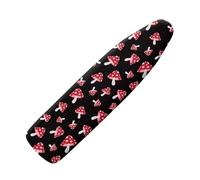 Jeiento Red Mushroom Ironing Board Cover Non-Slip Ironing Board Covers Protective Cover Stain Resistant & Durable Scorch Polyester Ironing Covers,15x54 Inches