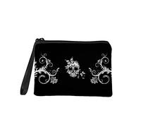 Jeiento Suger Skull Cosmetic Case Waterproof Makeup Bag Toiletry Kit Clutch Tote Bag Small Coin Purse for Women Men Multi-Functional
