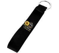Jeiento Text Sunflower Lanyards Key Ring Holder,Durable Flat Lanyard Strap for Name Tag Badge Holders, Keychains, Camera, Cellphone, USB Flash Drive