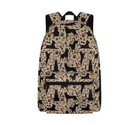 Jeiento Unisex Kids Schoolbag Brown Leopard Backpack for School,Elementary School Backpack for Teenager Boy Girl,Brown Cheetah Animal Skin Dog Backpacks Lightweight Travel Ruckpack for Kids Adult