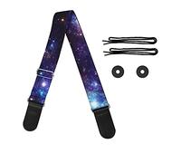Jeiento Universe Print Adjustable Guitar Straps with Comfortable Edge Webbing Fit Most People Easy to Use