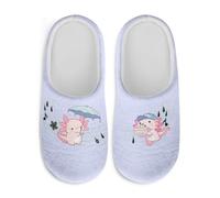Jeiento Womens Close Toe Spa Slippers Cartoon Capybara Slipper Home Shoes Warm Flannel Plush Slipper for Hotel,Travel Non Slip Sole Indoor Outdoor Shoes,2XL