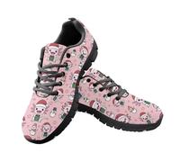 Jeiento Womens Mens Athletic Trainers Cartoon Axolotl Shoes Christmas Theme Walking Shoes for Women Men Gym Workout,Hiking,Running,Jogging,3 UK