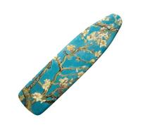 Jeiento Yellow Floral Ironing Board Cover Flowers Retro Style Ironing Board Covers Stain Resistant Protective Cover for Ironing Board Replacement Covers,15x54 Inches