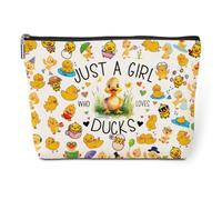 jeilink A Girl Loves Foxes Fox Gifts Fox Stuff Foxes Decor Cosmetic Bag Nurse Appreciation Graduation Christmas Birthday Gift Makeup Bag Funny Friendship Gifts for Women Mom Teen Girls Sister 1196