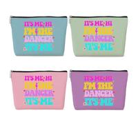 jeilink I'm the Dancer Nurse Teacher Lawyer Coach Gymnast Gifts, Appreciation Makeup Bag Funny Cosmetic Bags for Women Female Sister Best Friend Birthday Appreciation Graduation Christmas, Dancer 4
