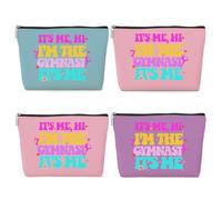jeilink I'm the Dancer Nurse Teacher Lawyer Coach Gymnast Gifts, Appreciation Makeup Bag Funny Cosmetic Bags for Women Female Sister Best Friend Birthday Appreciation Graduation Christmas, Gymnast 4