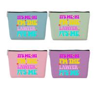 jeilink I'm the Dancer Nurse Teacher Lawyer Coach Gymnast Gifts, Appreciation Makeup Bag Funny Cosmetic Bags for Women Female Sister Best Friend Birthday Appreciation Graduation Christmas, Lawyer 4