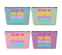 jeilink I'm the Dancer Nurse Teacher Lawyer Coach Gymnast Gifts, Appreciation Makeup Bag Funny Cosmetic Bags for Women Female Sister Best Friend Birthday Appreciation Graduation Christmas, Teacher 4