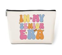 jeilink In My Senior Era Cosmetic Bag Graduation Senior Class of 2026 Senior High Makeup Bag Medical Nurse Graduation Gifts Congratulations Gift for Women Teen Best Friends Soul Sister Daughter