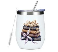 jeilink Wine Tumbler 12oz Insulated Coffee Mug 1600