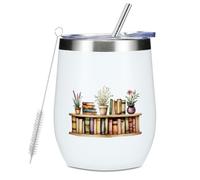 jeilink Wine Tumbler 12oz Insulated Coffee Mug 1602