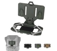 JEIMAI Tactical Phone Holder Universal Vest Phone Carrier Case for Screen Size 4.7"-6.7",Molle Cell Phone Chest Mount for Airsoft Vest Plate Carrier (OD)