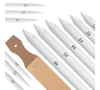 Jeimier 20 PCS Blending Stump for Drawing, Paper Blending Stumps for Shading, Tortillons Blending Sticks for Drawing, Art Blender for Student Artist Sketch Blending Pencil, Blending Tools for Drawing