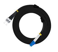 Jeirdus 20Meters LC to ST Outdoor Armored Duplex 9/125 SMF Fiber Optic Cable Jumper Optical Patch Cord Singlemode LC-ST