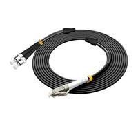 Jeirdus 25Meters LC to ST Outdoor Armored Duplex 62.5/125 OM1 Fiber Optic Cable Jumper Optical Patch Cord Multimode 25M LC-ST