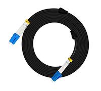 Jeirdus 5Meters LC to LC Outdoor Armored Duplex 9/125 SMF Fiber Optic Cable Jumper Optical Patch Cord Singlemode