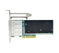 Jeirdus for Intel Chip X710-DA4 4Port SFP+ 10Gb Ethernet Converged Network Card Adapter ISCSI NFS DDJKY PCI-e3.0 x8 Controller NIC