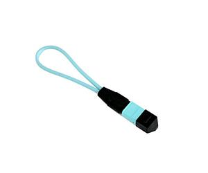 Jeirdus MPO Loopback Connector Tester 10Gb OM3 Fiber Optic Cable Jumper Optical Patch Cord 50/125 Multimode