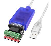 Jeirdus USB to RS422 RS485 Serial Port Converter Adapter Cable with FTDI Chip Support Windows 10, 8, 7, XP and Mac with ESD Protection (1meter)
