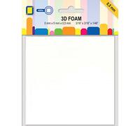 JEJE 3D Foam Dots-0.5 mm, Synthetic Material, White, 14.8 x 11.1 x 0.1 cm