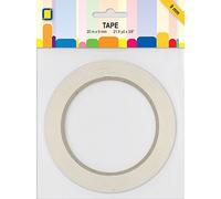 JEJE Doubel Sided Adhesive Tape Roll, White, 9 mm