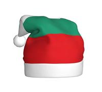 JEJEA Bulgarian Flag Print Gorros De Navidad Para Adultos, Santa Hats For Funny, Novelty Christmas Hats, For Xmas Party