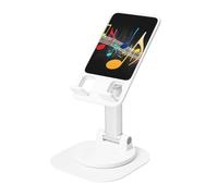 JEJEA Colorful Musical Note Print Rotating Cell Stand,Cell Phone Stand For Desk,Adjustable Phone Holder, For All Phones
