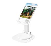 JEJEA Company Farm Tractor Print Rotating Cell Stand,Cell Phone Stand For Desk,Adjustable Phone Holder, For All Phones