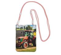 JEJEA Company Farm Tractors Print Crossbody Phone Bag For Women Men, Adjustable Strap Phone Purse, For Travel Shopping