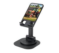 JEJEA Company Farm Tractors Print Rotating Cell Stand,Cell Phone Stand For Desk,Adjustable Phone Holder, For All Phones