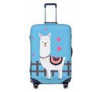 JEJEA Cute Alpacas Print Suitcase Cover Protector Travel Luggage Cover Suitcase Washable Baggage Covers Anti-Scratch