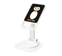 JEJEA Cute Penguin Print Rotating Cell Stand,Cell Phone Stand For Desk,Adjustable Phone Holder, For All Phones