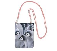 JEJEA Cute Penguin1 Print Crossbody Phone Bag For Women Men, Adjustable Strap Phone Purse, For Travel Shopping