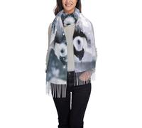 JEJEA Cute Penguin1 Print Women'S Pashmina Shawl Wrap For Evening Dress Bridesmaid Wedding Bridal Winter Soft Scarf