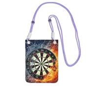 JEJEA Dart Board Print Crossbody Phone Bag For Women Men, Adjustable Strap Phone Purse, For Travel Shopping