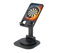 JEJEA Dart Board Print Rotating Cell Stand,Cell Phone Stand For Desk,Adjustable Phone Holder, For All Phones