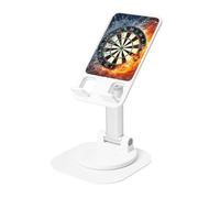 JEJEA Dart Board Print Rotating Cell Stand,Cell Phone Stand For Desk,Adjustable Phone Holder, For All Phones