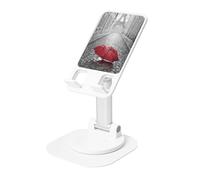 JEJEA Eiffel Tower Paris Street Red Umbrella Print Rotating Cell Stand,Cell Phone Stand For Desk,Adjustable Phone Holder, For All Phones