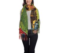 JEJEA Farm Animals Print Women'S Pashmina Shawl Wrap For Evening Dress Bridesmaid Wedding Bridal Winter Soft Scarf