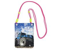 JEJEA Farm Tractor Print Crossbody Phone Bag For Women Men, Adjustable Strap Phone Purse, For Travel Shopping