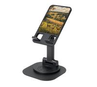 JEJEA Farm With Deer Print Rotating Cell Stand,Cell Phone Stand For Desk,Adjustable Phone Holder, For All Phones