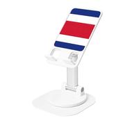 JEJEA Flag Of Costa Rica Print Rotating Cell Stand,Cell Phone Stand For Desk,Adjustable Phone Holder, For All Phones